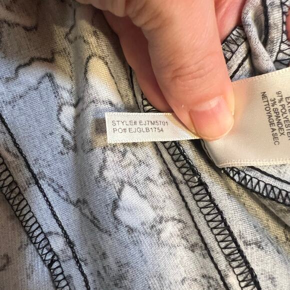 Eliza J Monochrome Abstract Midi Dress - Picture 11 of 11